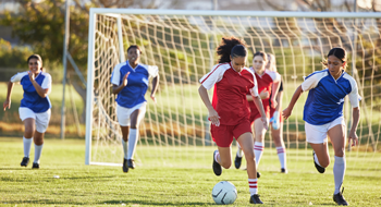 a group of soccer players