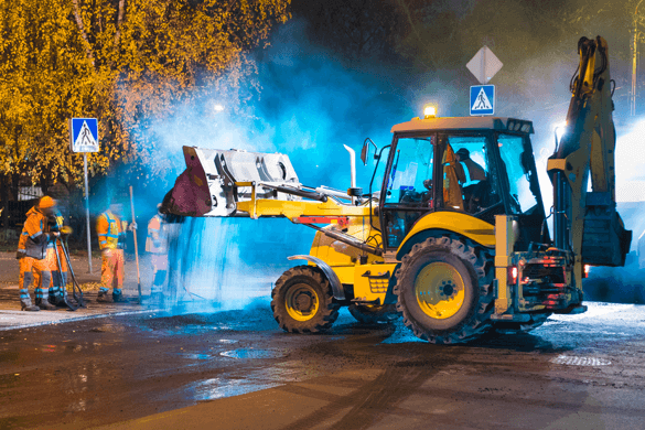 a construction worksite